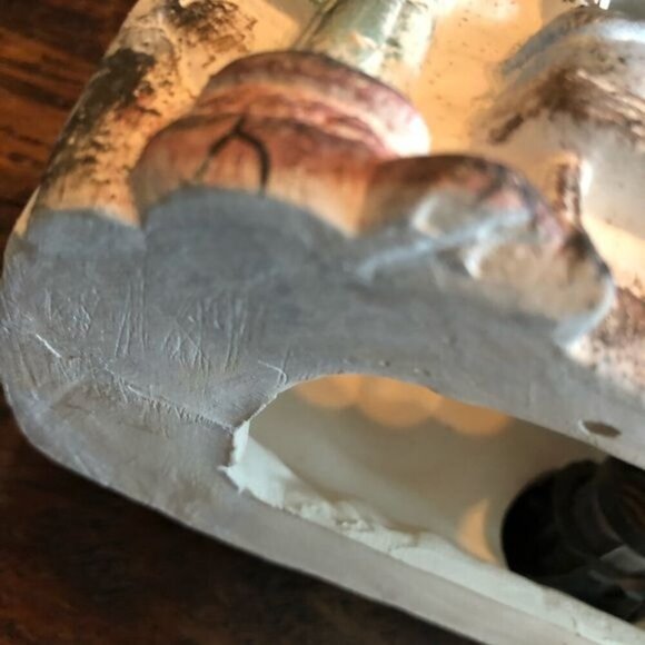 Vintage Ceramic Adobe Nightlight or Christmas Villa - Picture 11 of 12